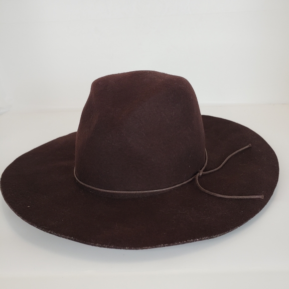 Peter Grimm brown western wool felt hat - Picture 3 of 8